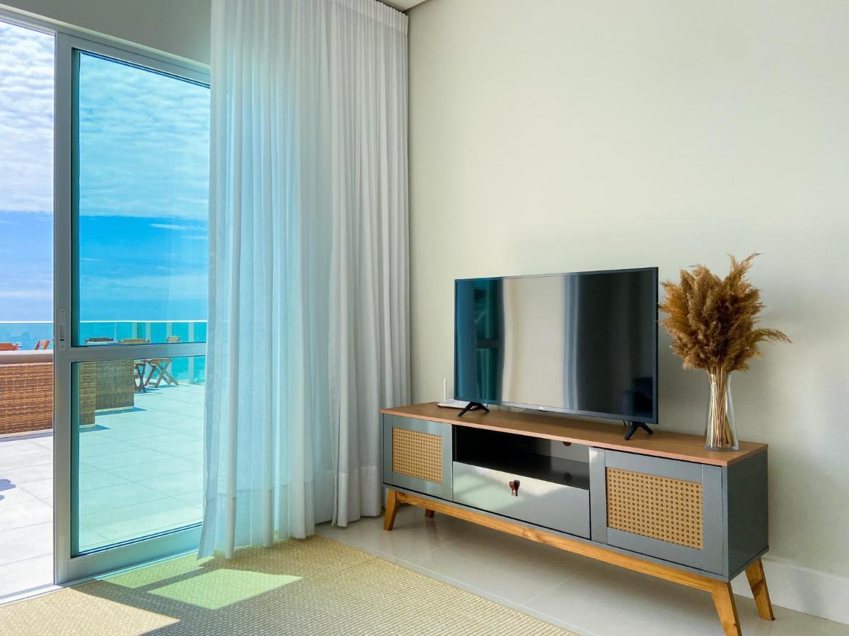 Apartmán Infinito - Cobertura Frente Mar Com Piscina Governador Celso Ramos Exteriér fotografie