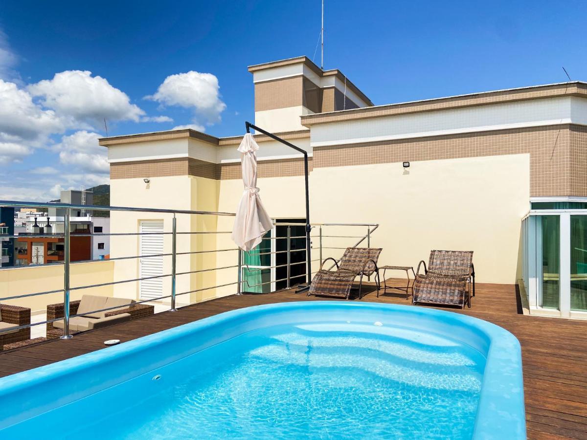 Apartmán Infinito - Cobertura Frente Mar Com Piscina Governador Celso Ramos Exteriér fotografie