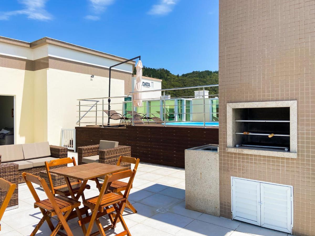 Apartmán Infinito - Cobertura Frente Mar Com Piscina Governador Celso Ramos Exteriér fotografie